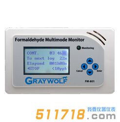 美國(guó)GrayWolf格雷沃夫 FM801多模式甲醛檢測(cè)儀