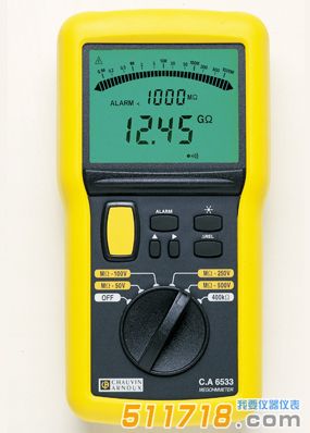 法國CA CA6533數(shù)字絕緣測(cè)試儀-500V