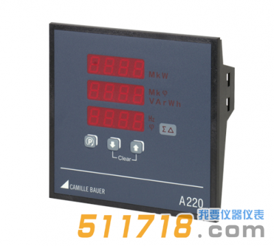 德國(guó)GMC-I SINEAX A220 LED顯示多功能電量表