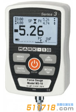 美國Mark-10 M3系列數(shù)顯測力計(jì)/推拉力計(jì)