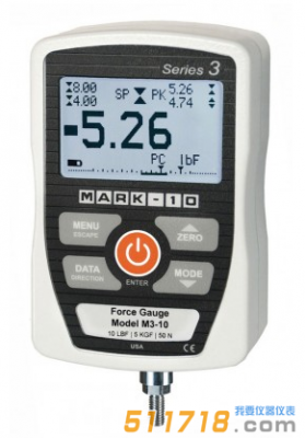 美國Mark-10 M3-500手持式數(shù)字推拉力計