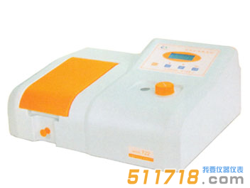 722可見分光光度計(帶分光鍵)