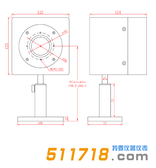 F350-CB-40風冷型激光功率計探頭產(chǎn)品規(guī)格.png